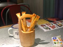 拉丝芝士春卷-探鱼·鲜青椒爽麻烤鱼(北京路天河城店)