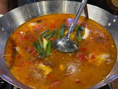 糟辣豆米火锅锅底-干老庆贵州留一手烤鱼·地摊火锅(财经大学店)