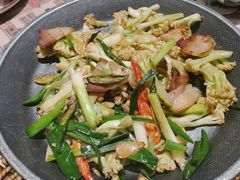 有机花菜炒风肉-杨记隆府(时代天街店)