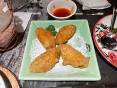 蛋黄鸡翅小份-新白鹿餐厅(松江开元地中海店)