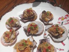 -东来菜馆•手抓海鲜家常菜•海鲜锅贴(鸽子窝店)