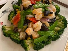 西兰花炒虾球-香云轩·顺德菜(香云纱园林酒店店)