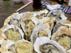 炭烧蒜蓉生蚝-贞姨美食·老字号海鲜大排档