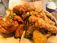 炸鸡翅一半一半-富乐满韩国正宗炸鸡韩国料理(虹泉路店)
