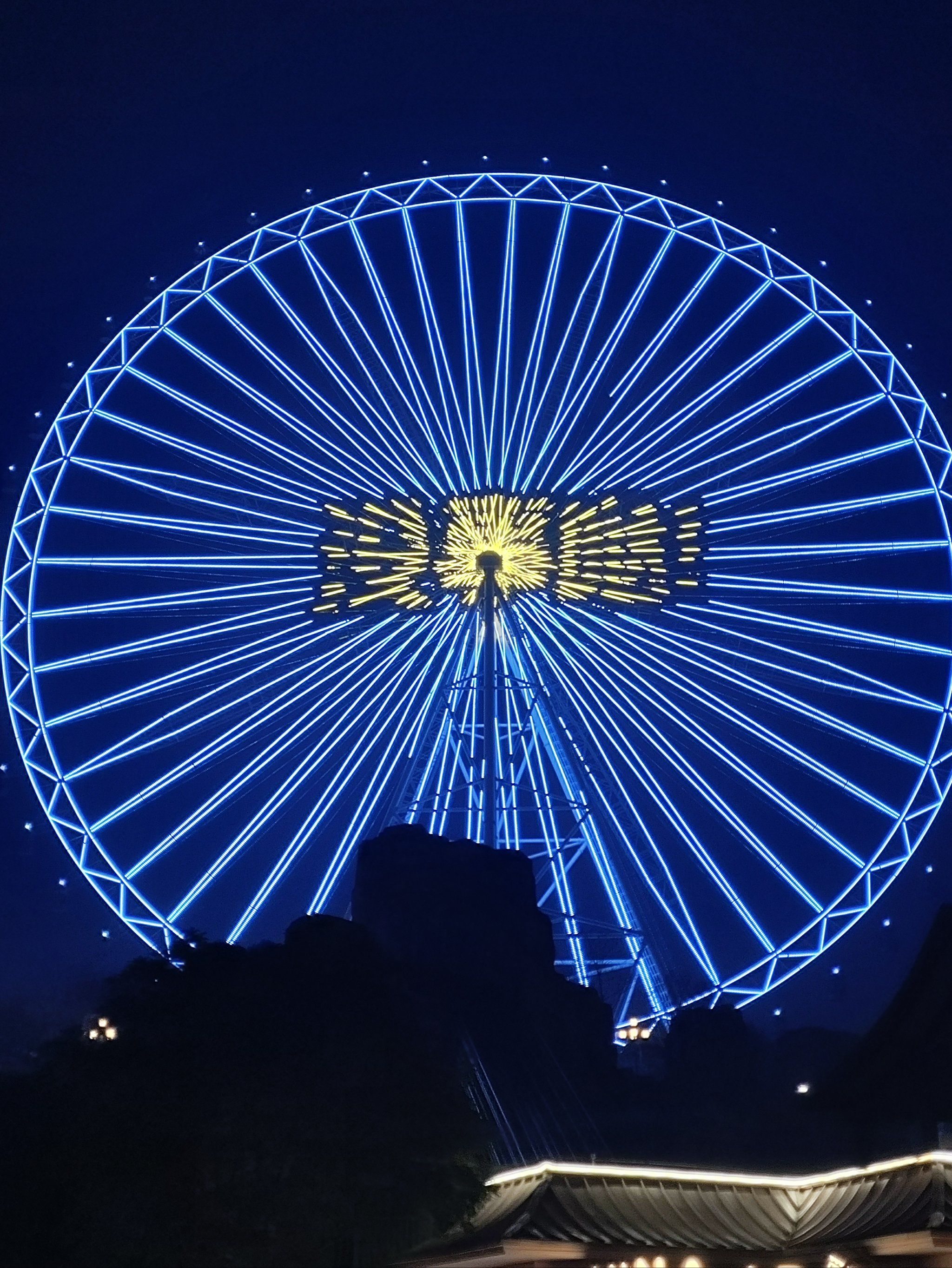 欢乐谷的跨年夜