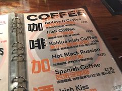 菜单-乌鸦酒吧咖啡厅 THE RAVEN BAR&CAFE