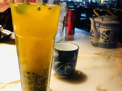百香鲜橙汁-绿茶餐厅(松江万达店)