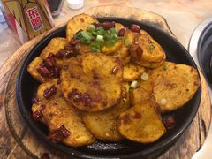 铁板土豆片-李师傅脆肚(梅林店)