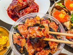 -草家酱蟹炭火烤肉店(珲春南路一店)