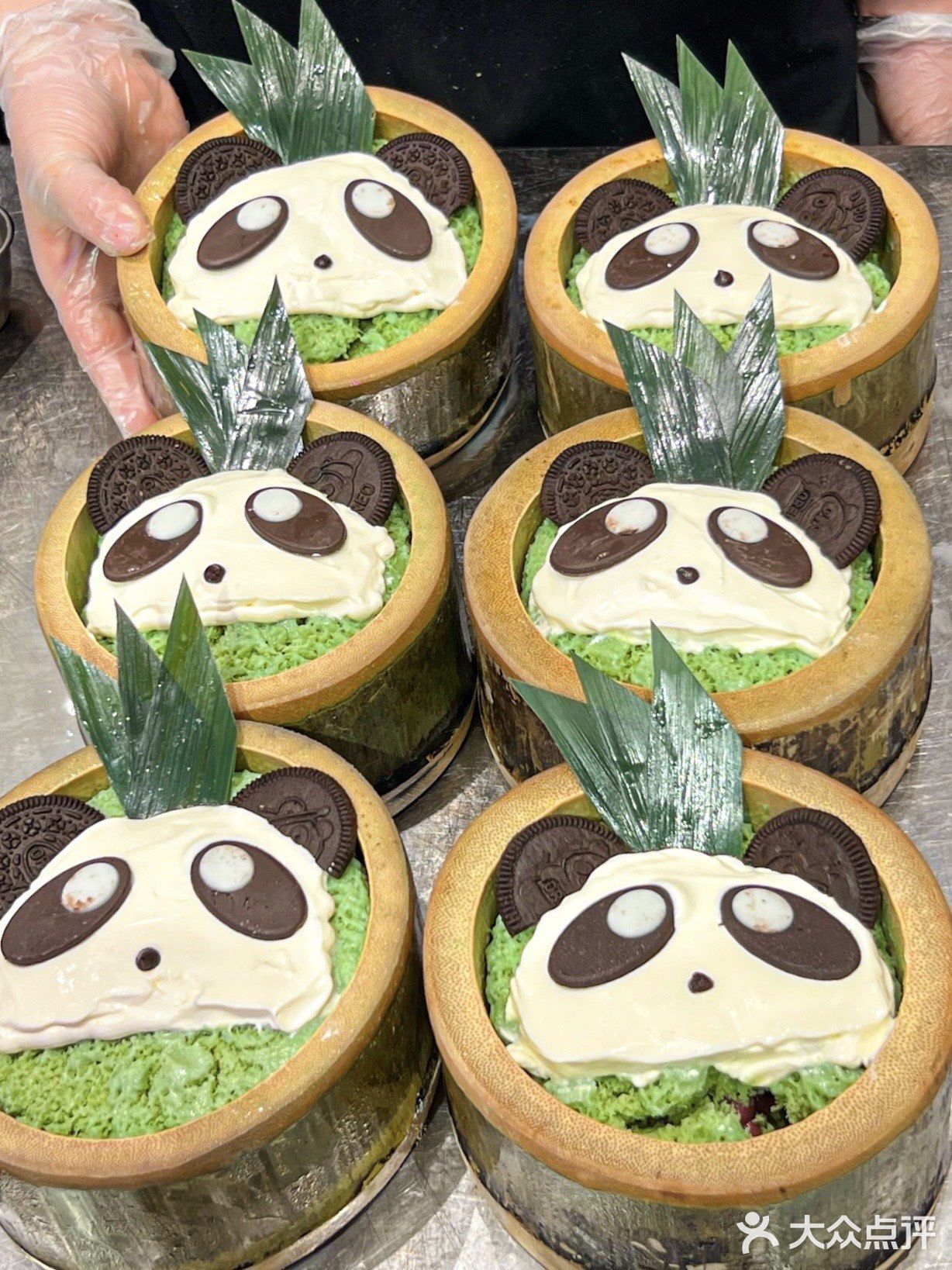 西安的！西安的！熊猫🐼咸奶盖绿豆冰好可爱！
