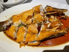 黄油花雕浸笋壳鱼-玫瑰厅上海菜(兴国路店)