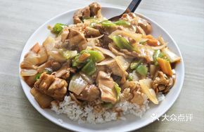 Braised Chicken Leg Rice