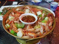 汽锅桑拿虾-海门渔村老厨子(海门渔村美食街店)