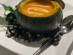 奶油南瓜汤-梧桐Plus·创意京·川料理(万象城店)