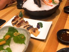 烤银鳕鱼定食-王鼎精致料理铁板烧(世博源店)