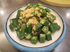 白灼秋葵-津菜宋记老房子(鼓楼店)