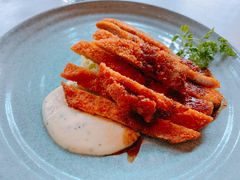 香炸利比亚黑猪-北京古城老院厉晓麟精致菜