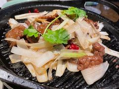 葱爆牛肉-粗茶淡饭·隐庐私厨(东亭店)