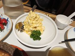 农家鸡蛋拌蒜-山东宾馆·齐鲁苑餐厅
