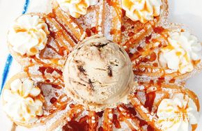 Caramel Sweet Waffle