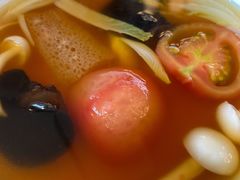 菜胆番茄竹笙汤-羲和雅苑•北京烤鸭(平安国际金融中心店)