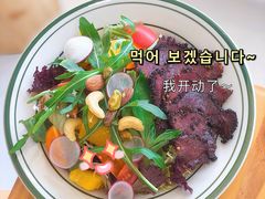 黑椒牛肉蔬果沙拉-echoes coffee回响咖啡(红山店)