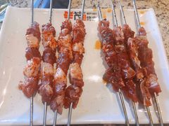 现穿羊肉串-丰茂烤串(公园店)