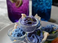 -蝶豆花蓝面条