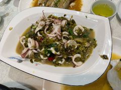 酸菜炒鱿鱼-温岭人家(红花北路店)