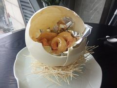 珊汁沙律大虾-柒园·三十年创意杭帮菜(龙湖滨江天街店)
