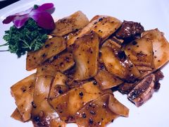 年糕炒牛仔骨-绿茶餐厅(华联万柳店)