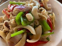 辣炒鱿鱼-蓝湾碧波·老字号·疍家非遗海上餐厅