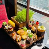 富有春天气息的下午茶