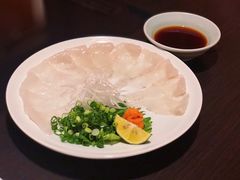 河豚鱼刺身-玄品河豚(那覇國際通里之関)