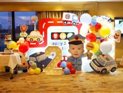 -11 Baby百日宴生日气球创意布置