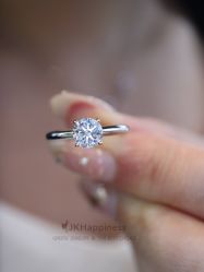 -JKHappiness培育钻石钻戒婚戒定制(天河国贸店)