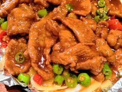 -东来菜馆•手抓海鲜家常菜•海鲜锅贴(鸽子窝店)