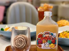冠军玫瑰冰奶茶-柠檬树茶餐厅(海雅缤纷城店)