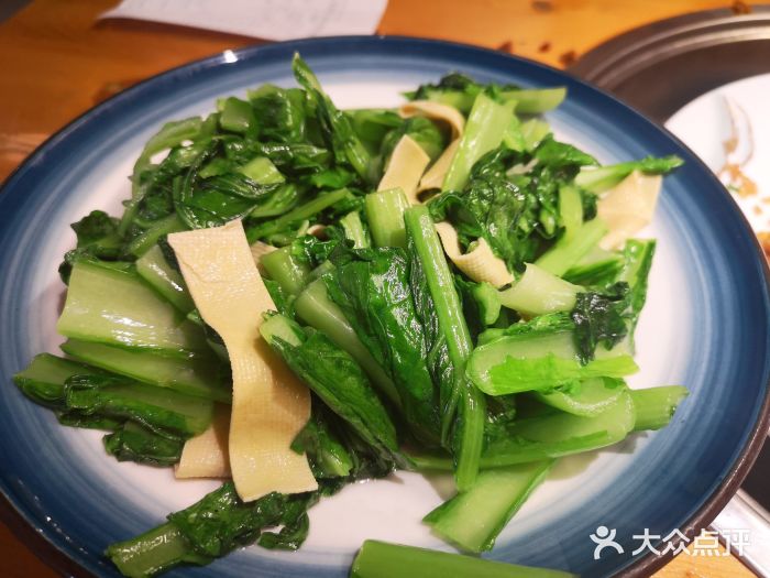 九头鸟酒家·湖北菜(航天桥店)小白菜炒豆皮图片