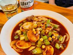 一半牛炒一半年糕-疆Jiang·新疆秘制料理