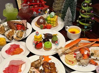 原来广州也有！！圣诞主题的自助餐！！