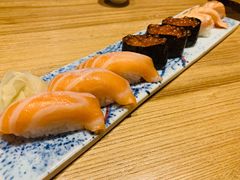 三文鱼手握寿司拼盘-隐泉之语日式料理(王府中环店)
