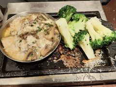 蘑菇芝士牛肉饼-肉肉大米(德基广场店)