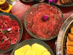 牙签香菜牛肉-谭鸭血老火锅(远大购物广场店)