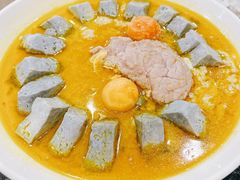 咸蛋黄臭豆腐炖猪脑-绍兴名菜馆(可乐路店)