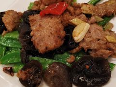 手工肉饼炒荷兰豆-清晖小苑•顺德地方菜(壹海城店)