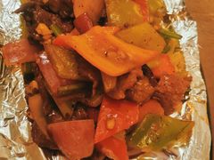 铁板黑椒牛肉-李记潮汕砂锅粥(营福路店)