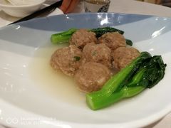 时菜灼牛肉丸-明珠海港大酒店