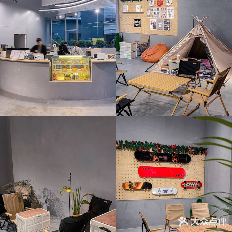 广州新晋室内露营主题咖啡馆🌋氛围感max