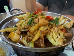 干锅花菜-何哥鲜鱼餐厅(龙湖花园店)